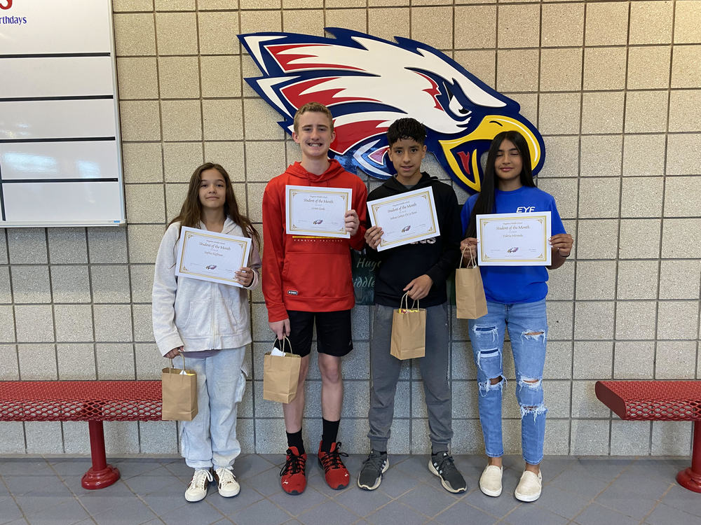 HMS March Students of the Month