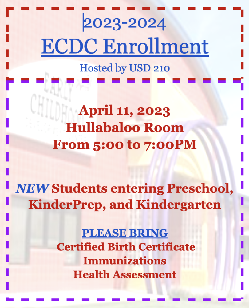 ECDC Enrollment for 2023-2024