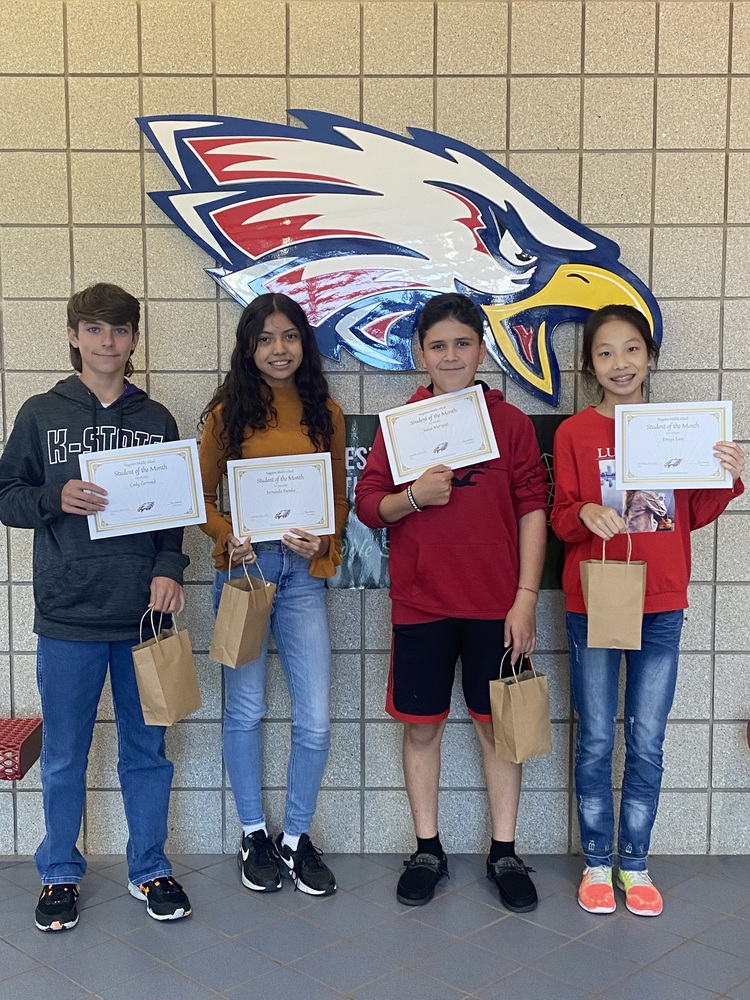HMS September Students of the Month