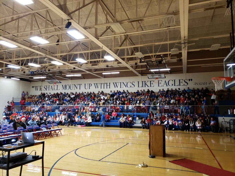 Stand room only! USD210 annual Veteran's Day Program 11/11/2019