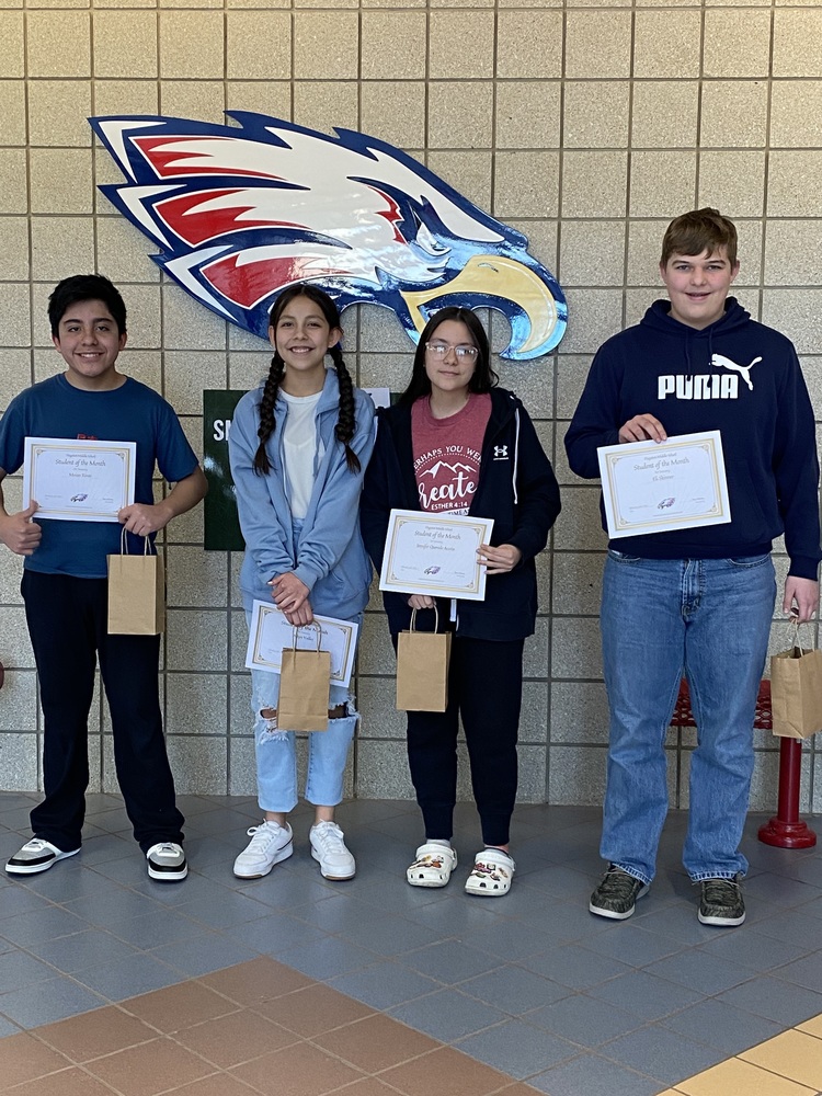 HMS January Students of the Month