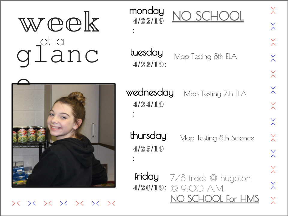 HMS Week At A Glance