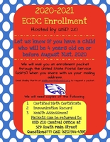 2020-2021 Enrollment Time Is Here!