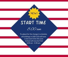 USD 210 Has a New Start Time