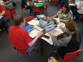 HHS teachers study student data 10/14/2019