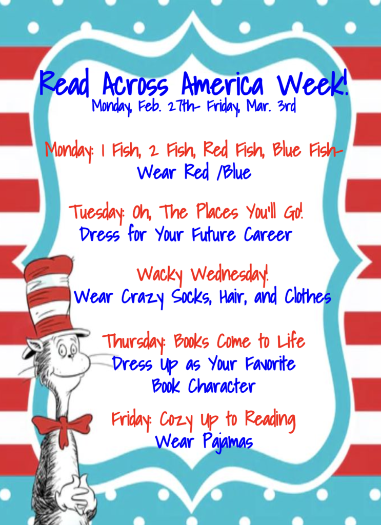 HES Celebrates Read Across America Week!