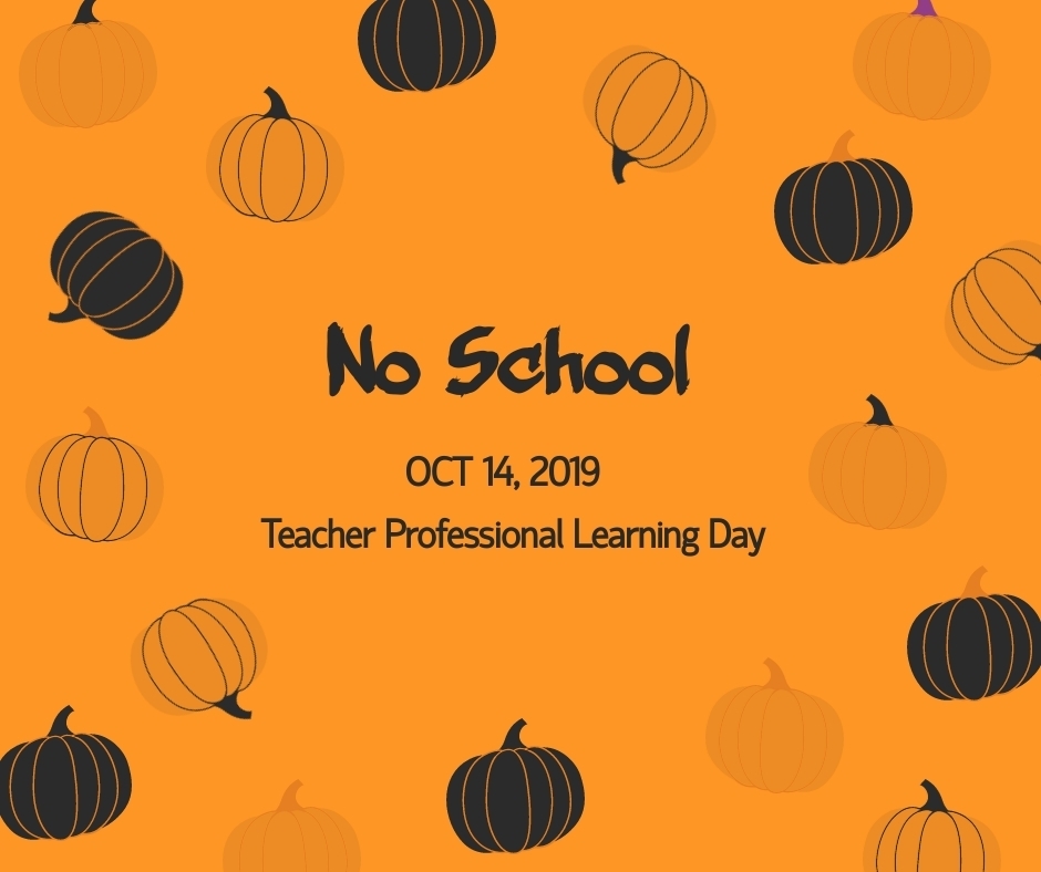 No School  October 14