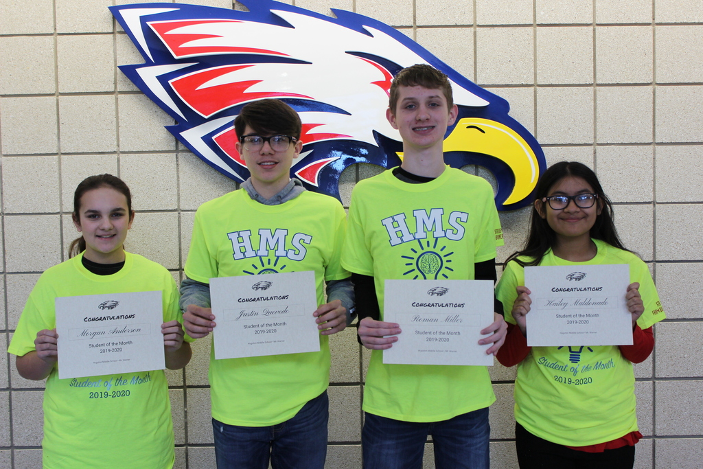 HMS December Students of the Month